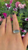 Rose Cut Smoky Quartz Ring - Size 8