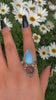 Sunstone & Moonstone Ring - Size 10 1/4