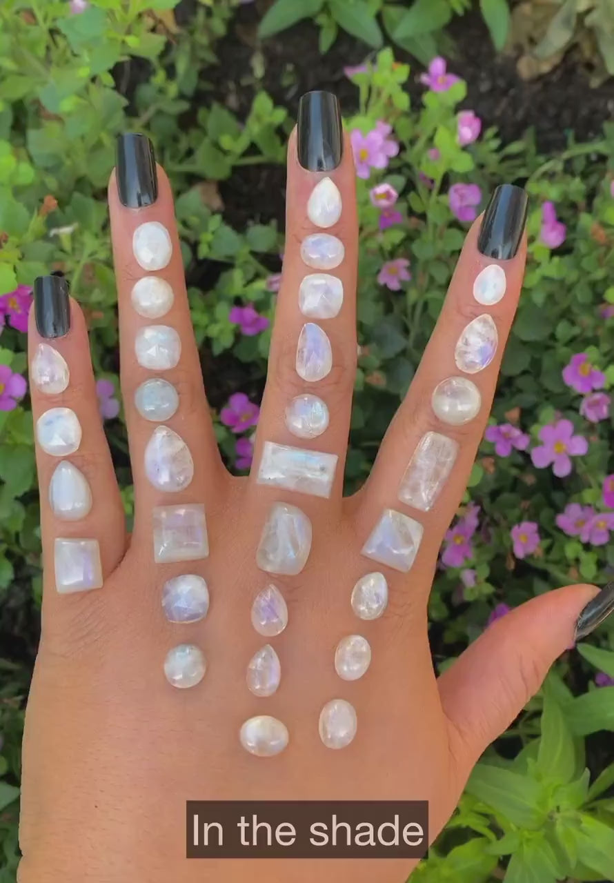 Your Custom Moonstone Ring - Sterling Silver