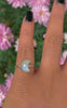 Moonstone Moon Ring - Size 5 1/2