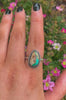 Stone Mountain Ribbon Turquoise Ring - Size 8