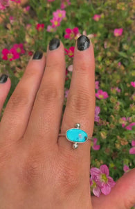 Sleeping Beauty Turquoise Ring - Size 9