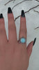 Larimar Snowflake Ring - Size 8 1/2