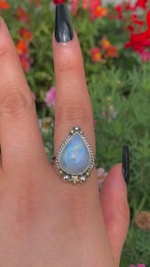 Moonstone Ring - Size 11 to 11 1/4