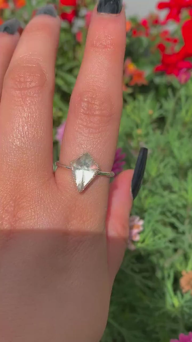 Angel Aura Quartz Ring - Size 9