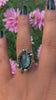 Rose Cut Fluorite Ring - Size 6 1/2