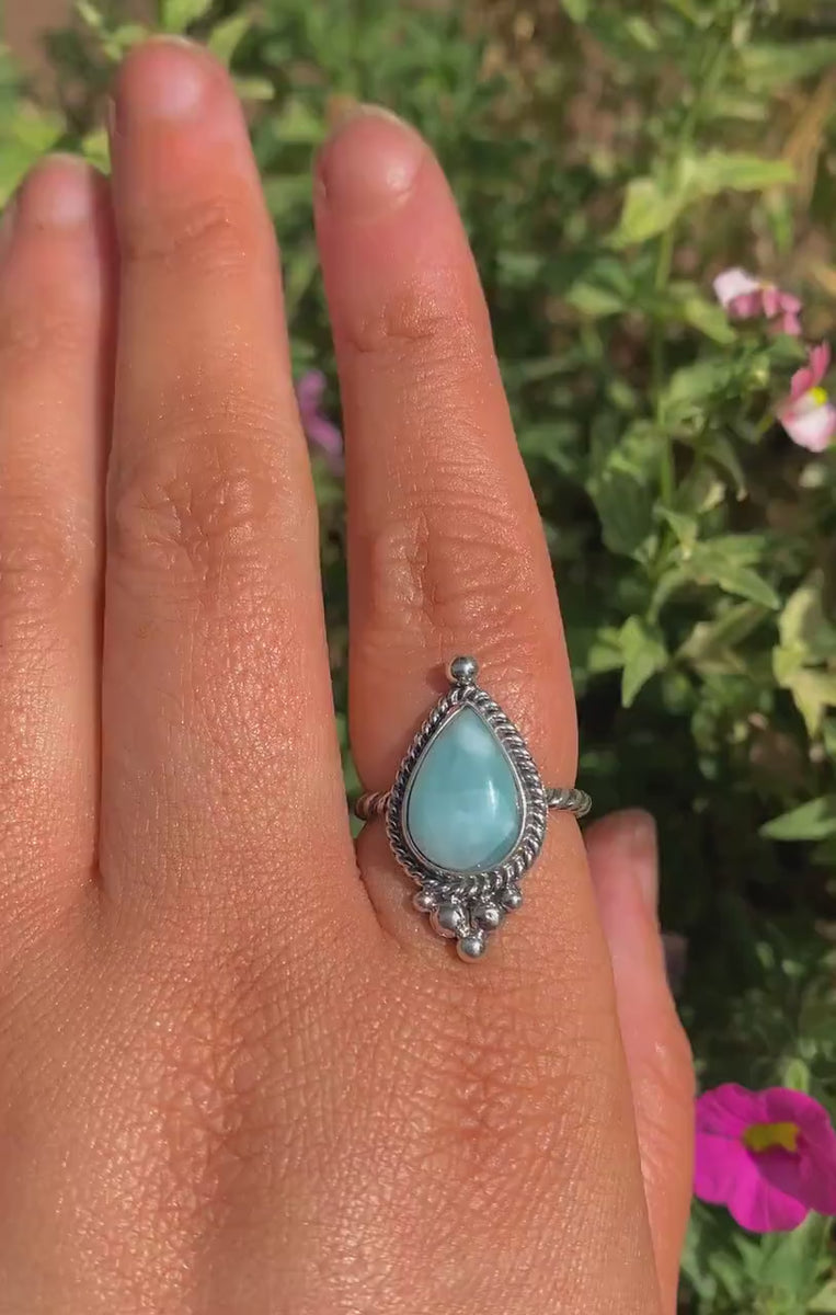 Larimar Ring - Size 6