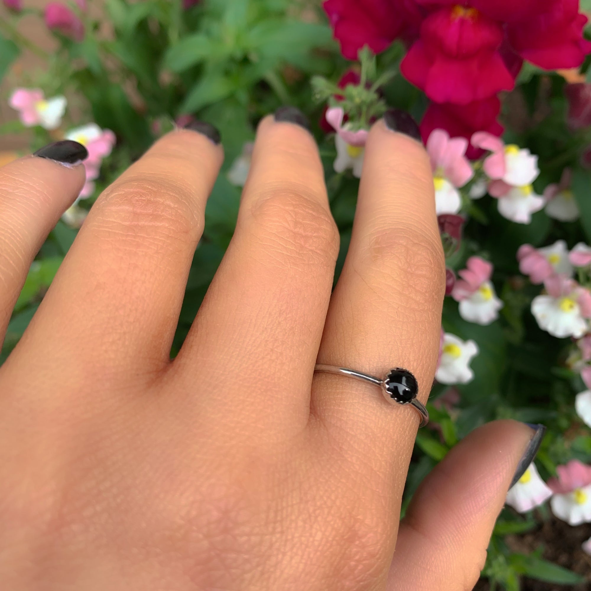 Black Onyx Ring - Made to Order