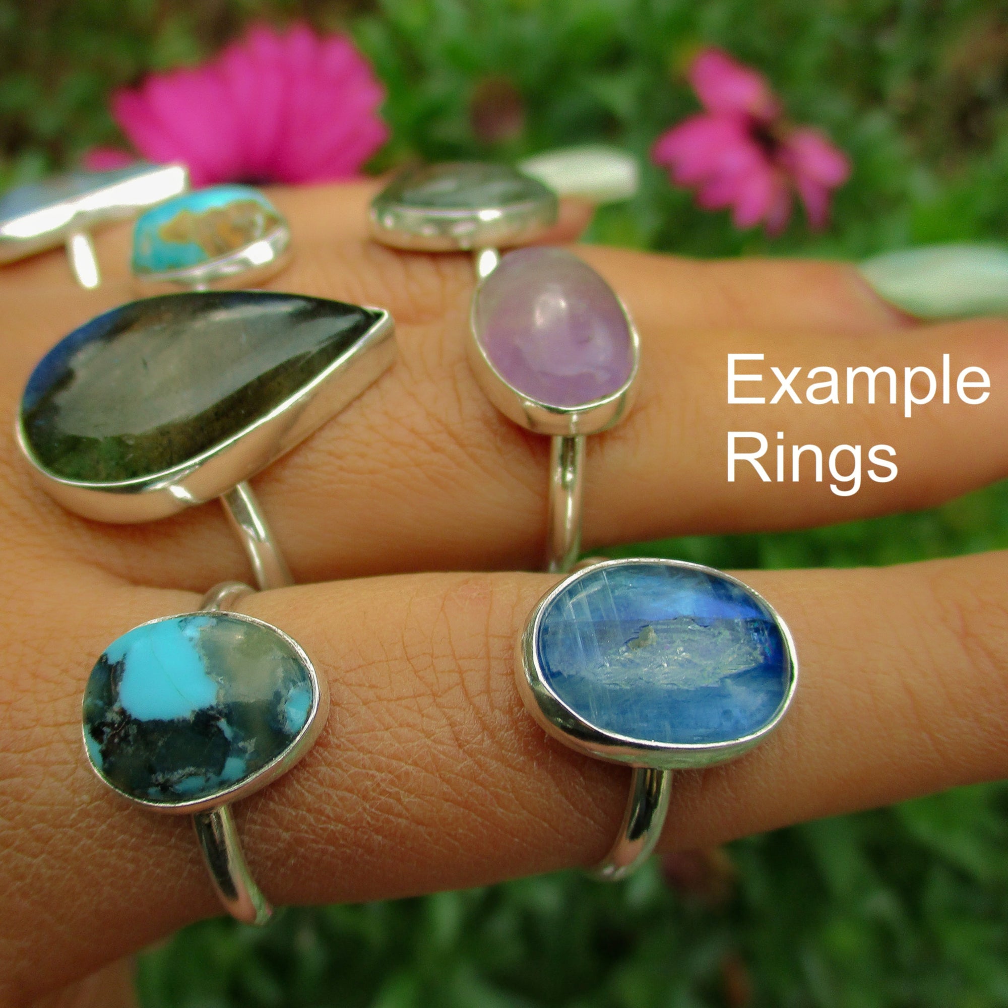 Your Custom Faceted Labradorite Ring - Made to Order