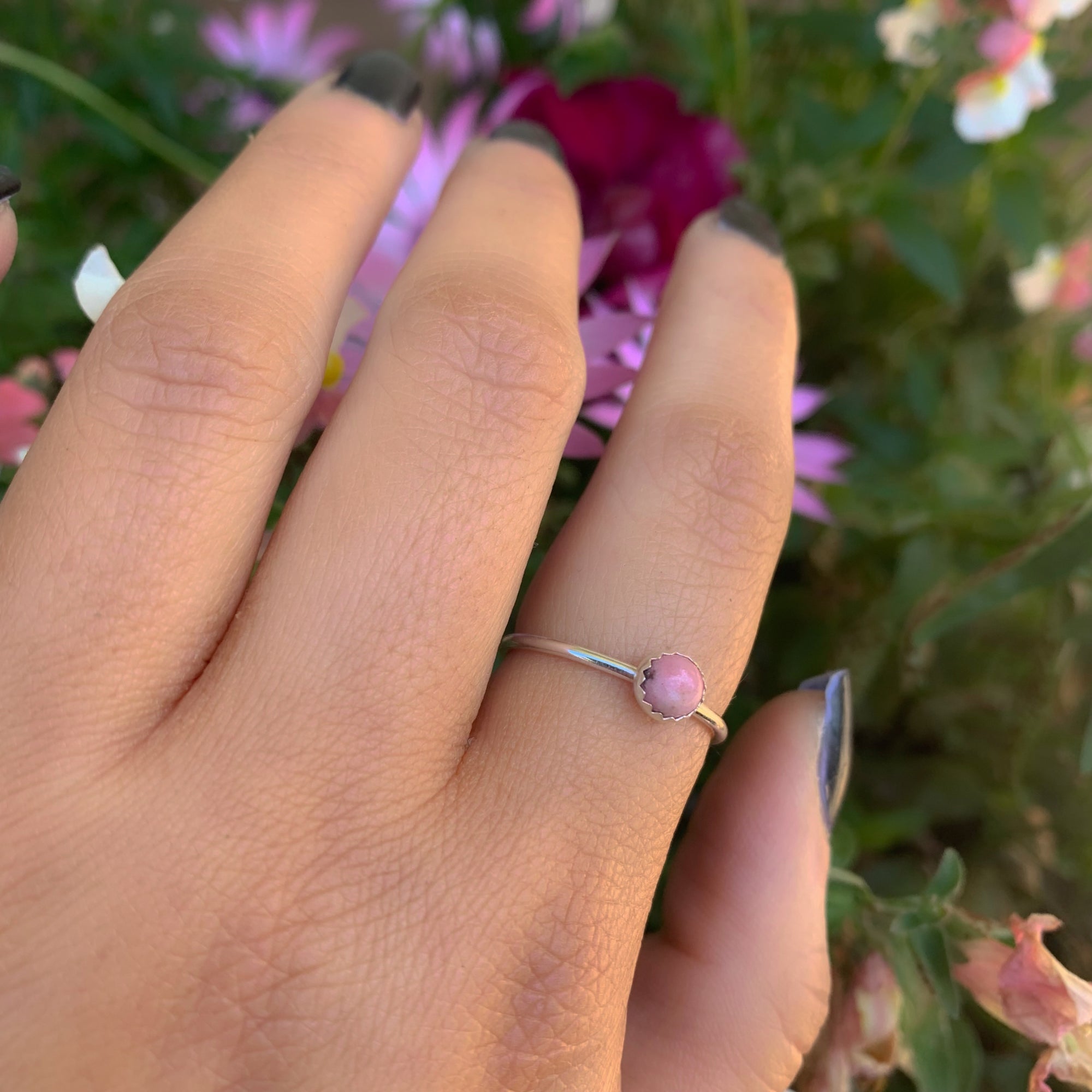 Rhodonite Ring - Made to Order