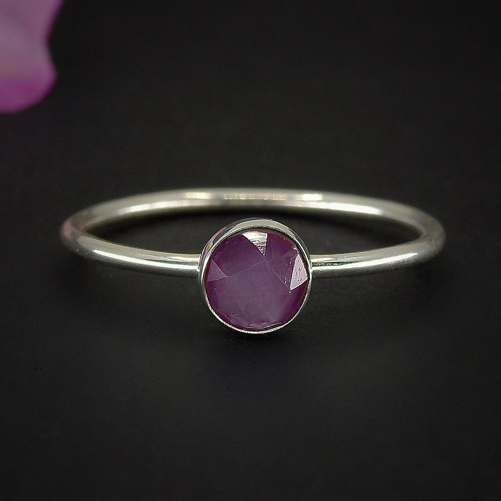 Rose Cut Ruby Ring - Made to Order