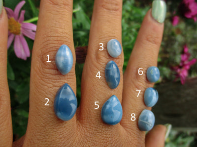 Your Custom Peruvian Blue Opal Ring - Made to Order - Gem & Tonik