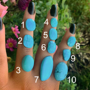 Your Custom Blue Howlite Ring - Made to Order - Gem & Tonik