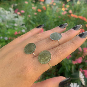 Australian Threepence Coin Rings - Made to Order - Gem & Tonik