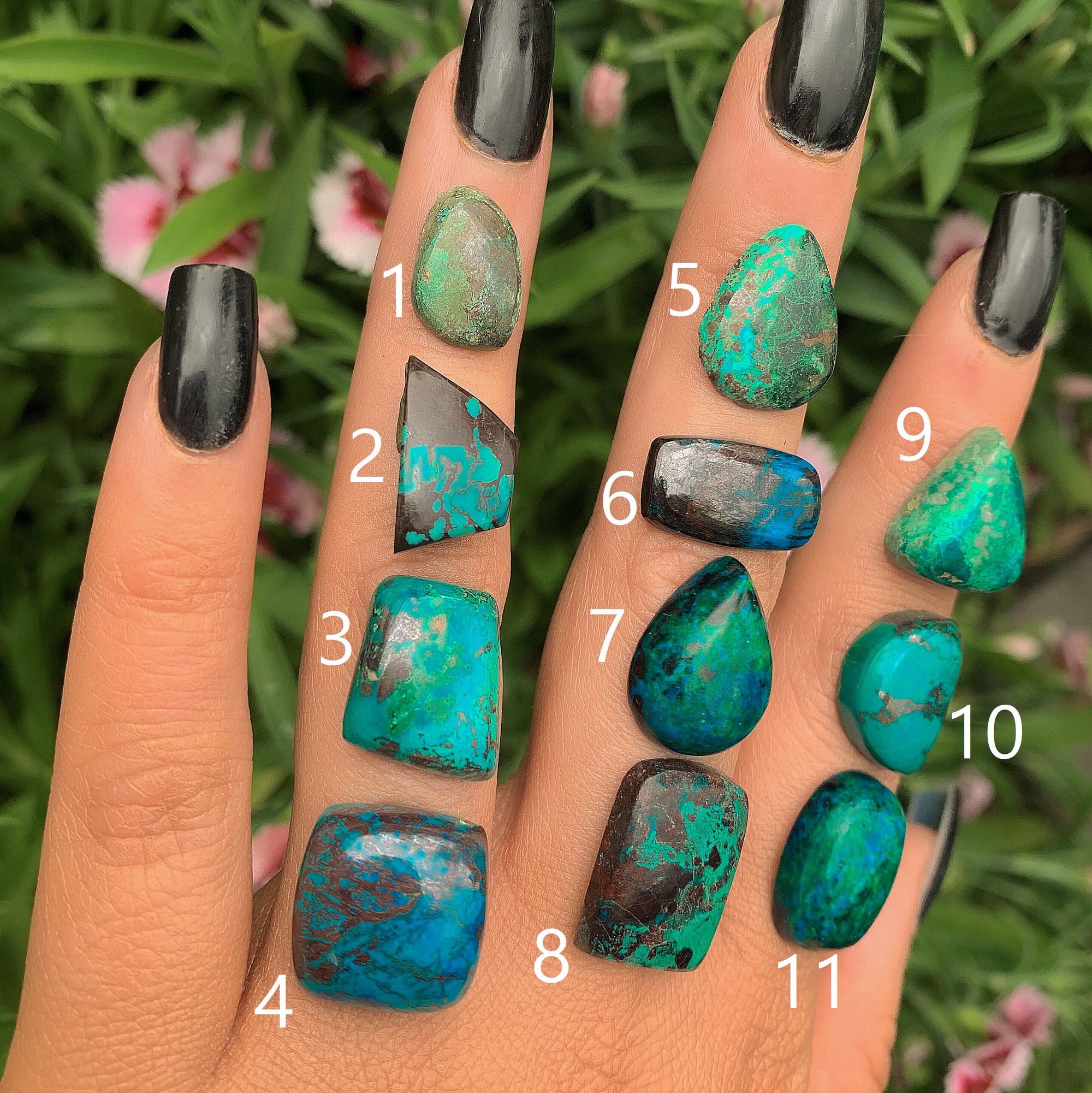 Your Custom Azurite Ring - Sterling Silver 
