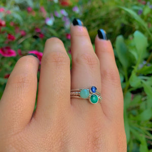 The Eos Stack of Transformation & New Beginnings - Sterling Silver 