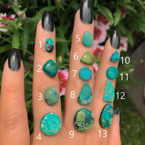 Your Custom Hubei Turquoise Ring - Sterling Silver 