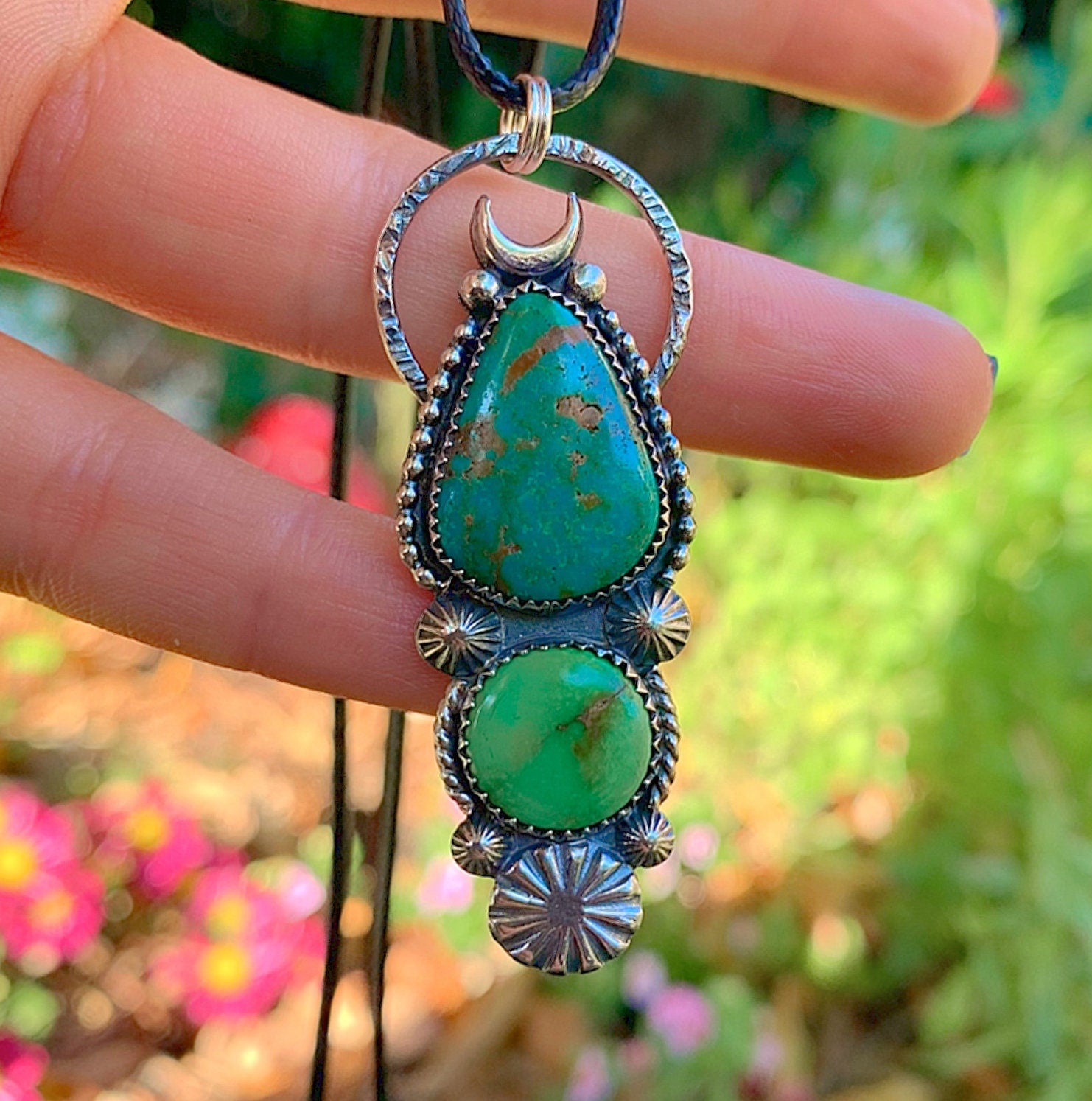 Arcadia Carico Lake Royston Turquoise Pendant