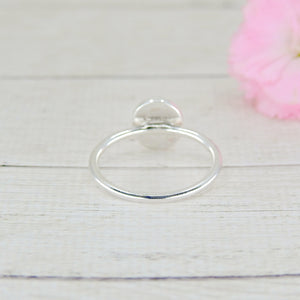Rose Cut Ethiopian Opal Ring - Size 7.5 