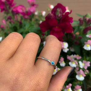Blue Australian Opal Ring - Made to Order 