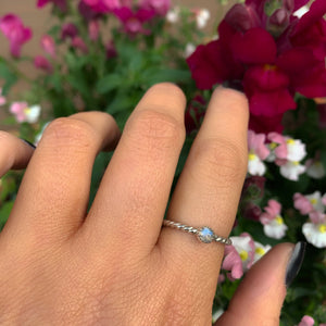 Labradorite Twist Ring - Made to Order 
