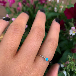 Dainty Turquoise Ring - Made to Order 