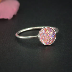 Rose Aura Quartz Ring - Made to Order 