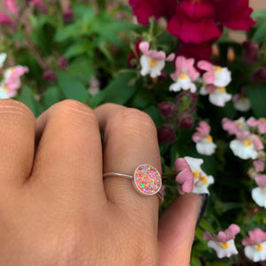 Rose Aura Quartz Ring - Made to Order 