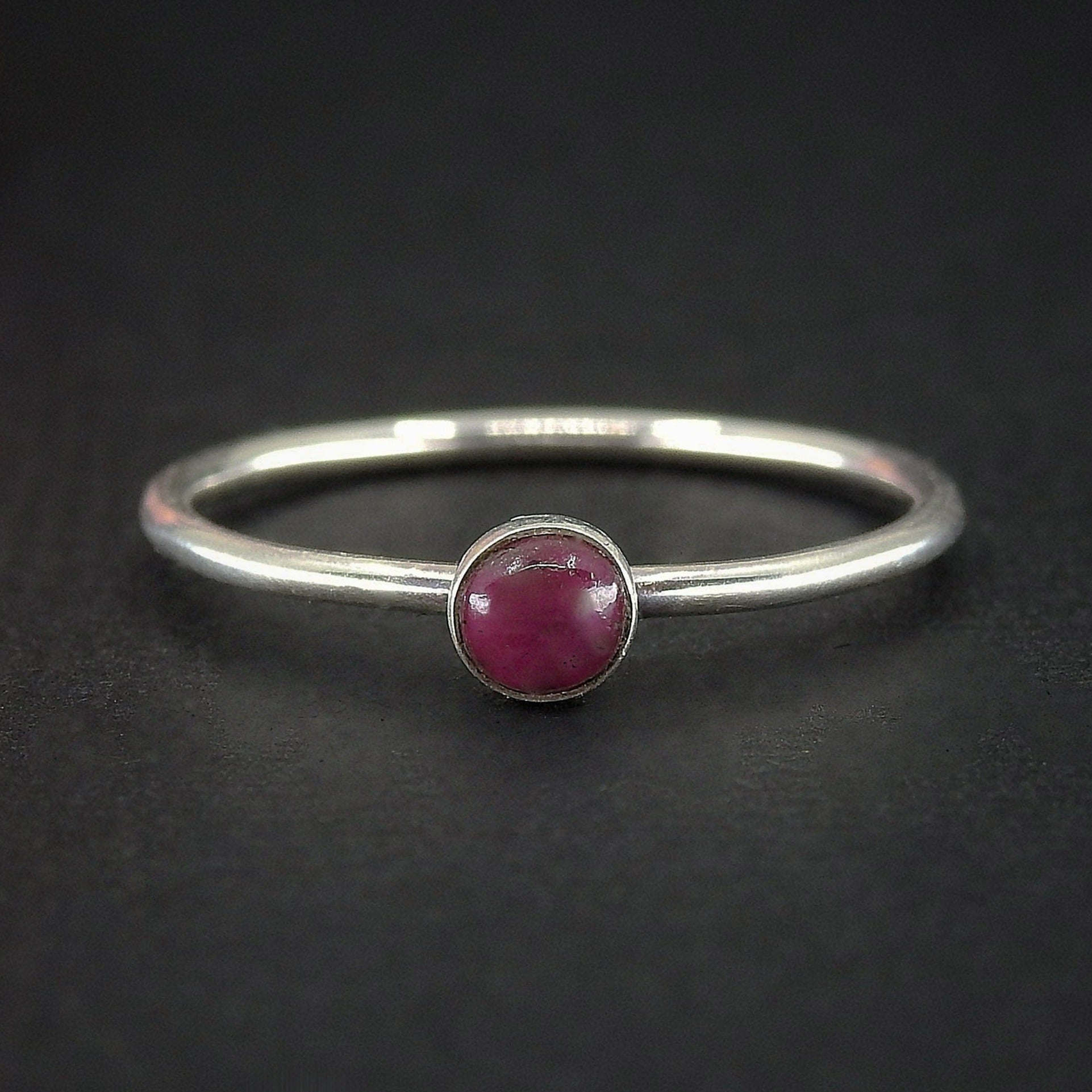 Dainty shop ruby ring