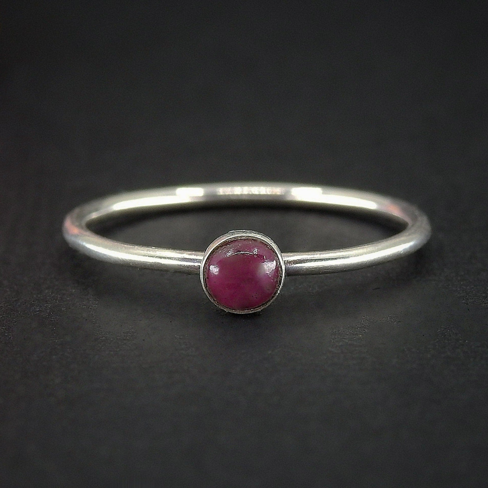 Dainty Ruby Ring - Made to Order 