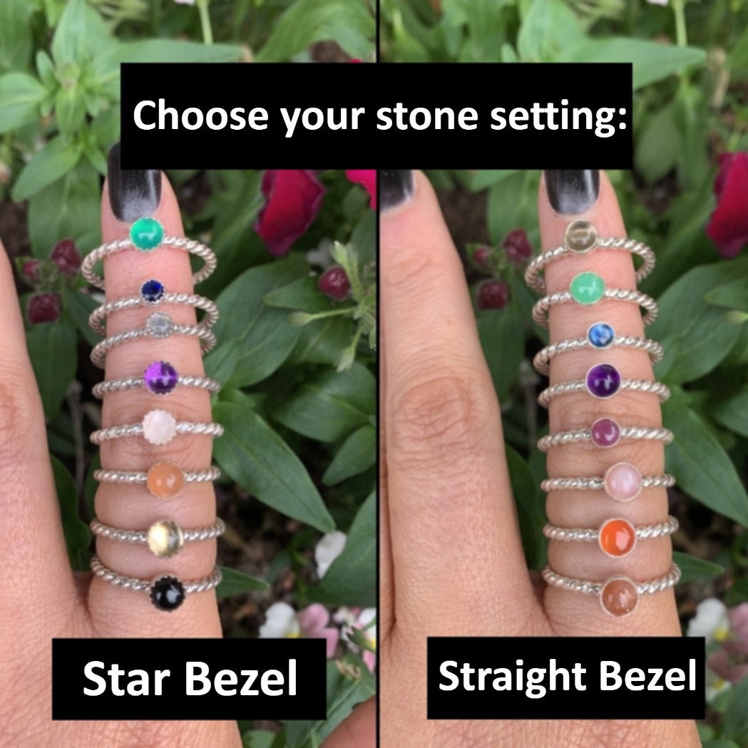 Aquamarine Twist Ring Made to Order Gem Tonik