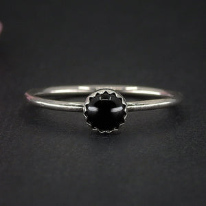 Black Onyx Ring - Made to Order 