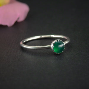 Green Onyx Ring - Made to Order 
