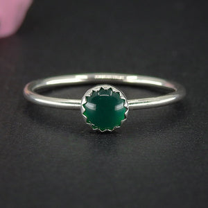 Green Onyx Ring - Made to Order 