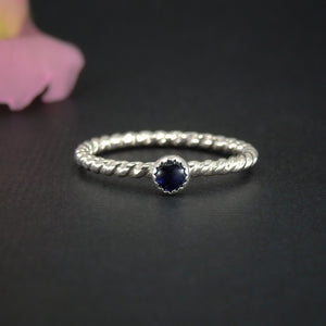 Kyanite Twist Ring - Made to Order 