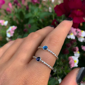 Kyanite Twist Ring - Made to Order 