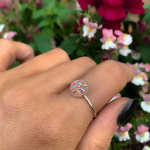 Rose Aura Quartz Ring - Made to Order 