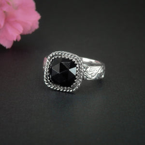 Black Onyx Ring - Size 9 