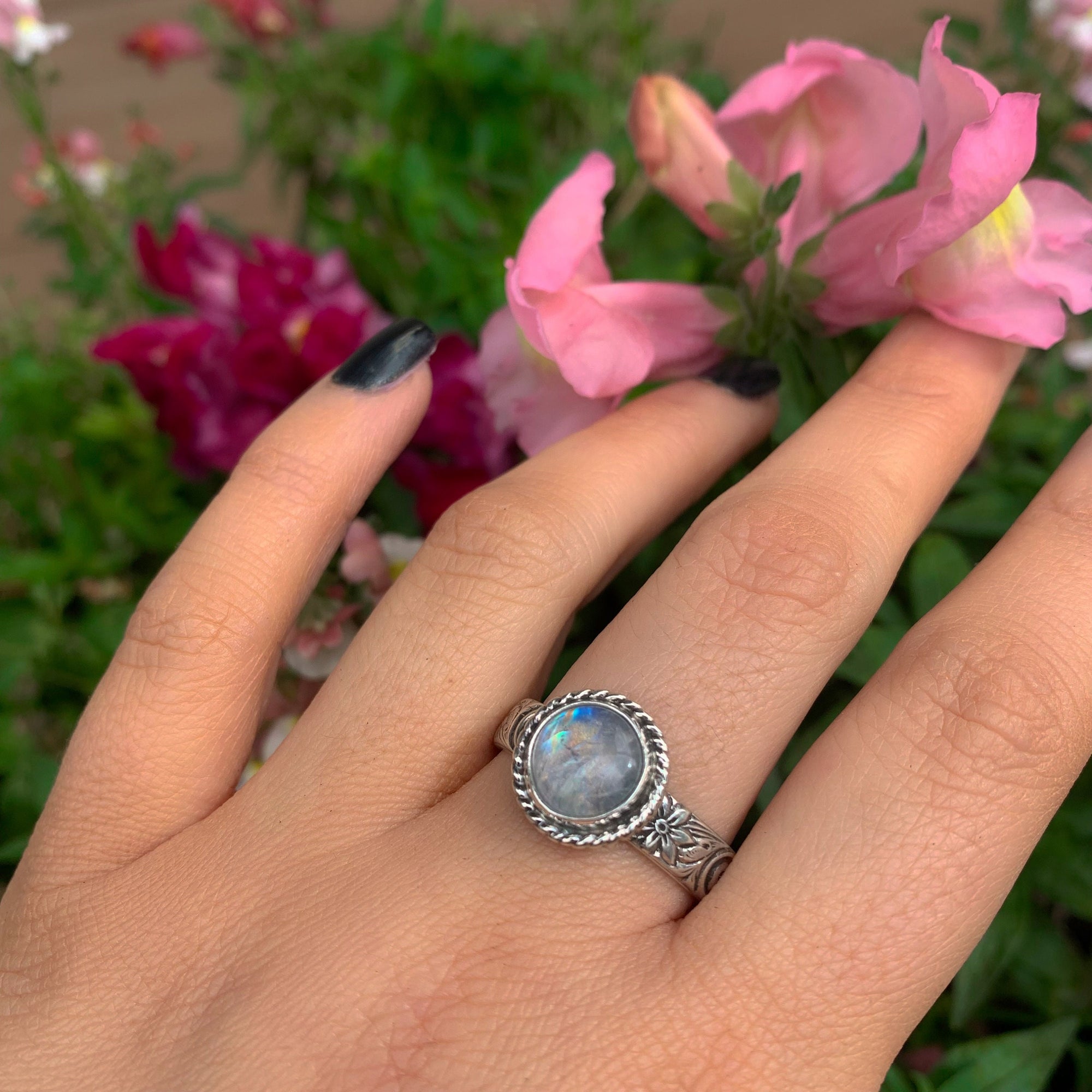 Moonstone Ring - Size 11 1/4 