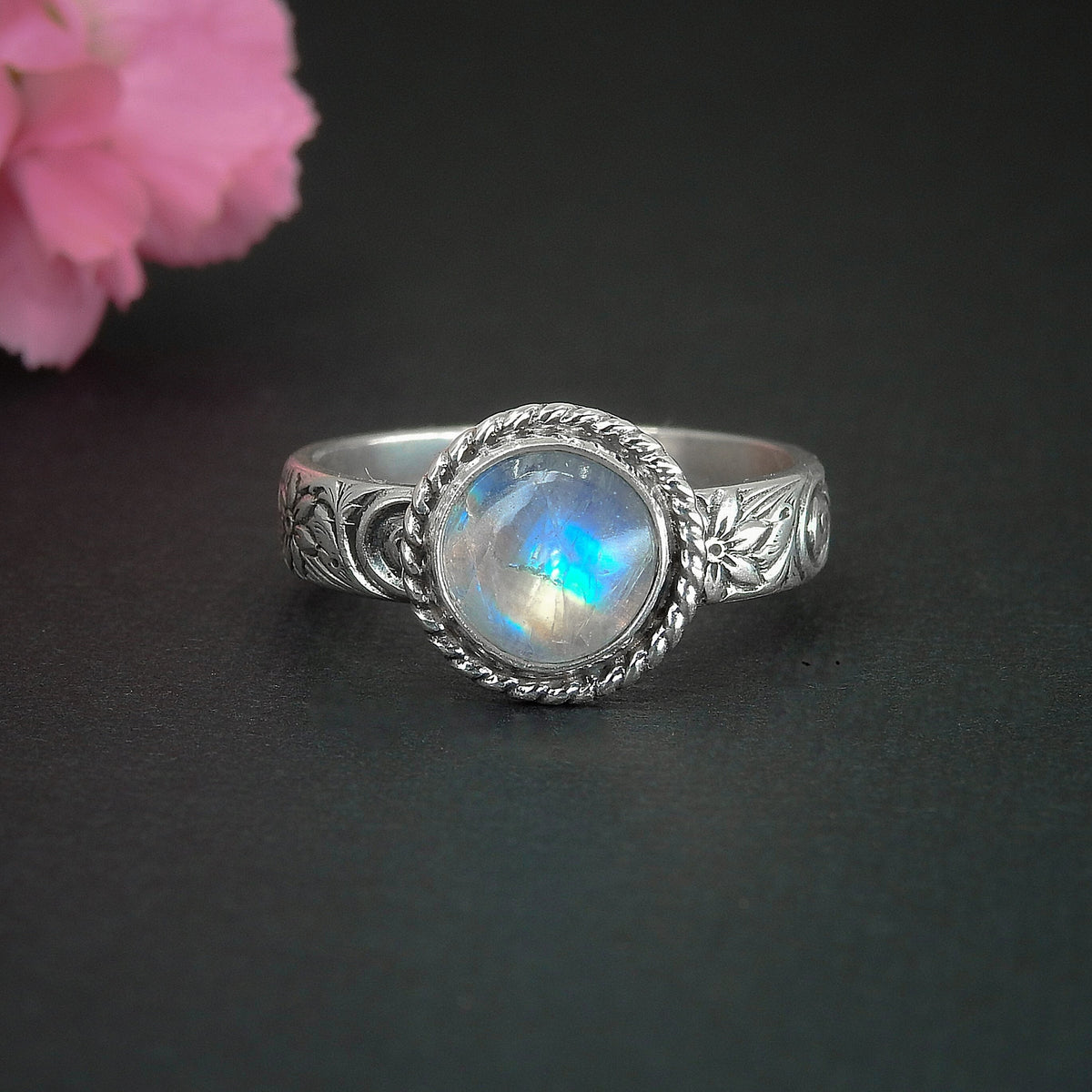 Moonstone Ring - Size 11 1/4 