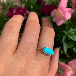 Sleeping Beauty Turquoise Ring - Size 8 