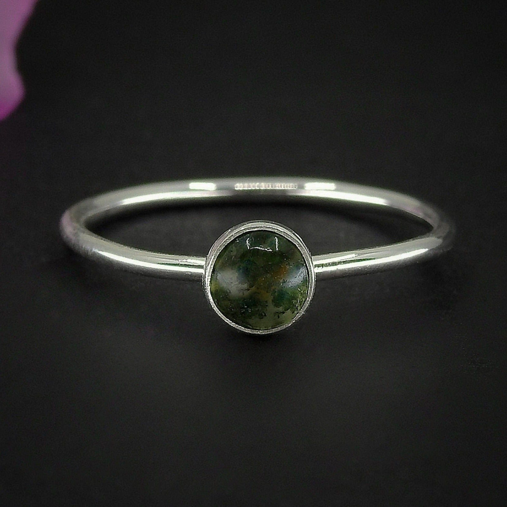 Moss Agate Ring - Made to Order 