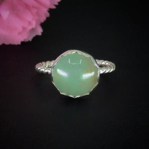 Aquamarine Ring - Size 7.5 