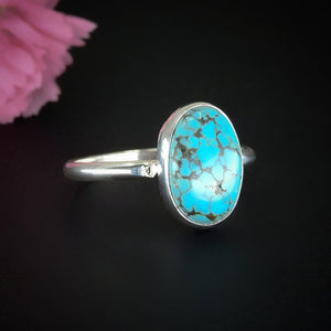Number 8 Turquoise Ring - Size 12 