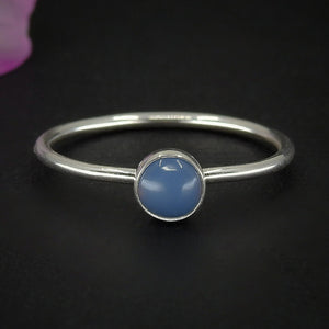 Blue Owyhee Opal Ring - Made to Order 