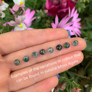 Moss Agate Ring - Made to Order 