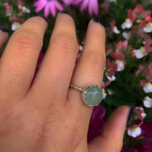 Aquamarine Ring - Size 7.5 