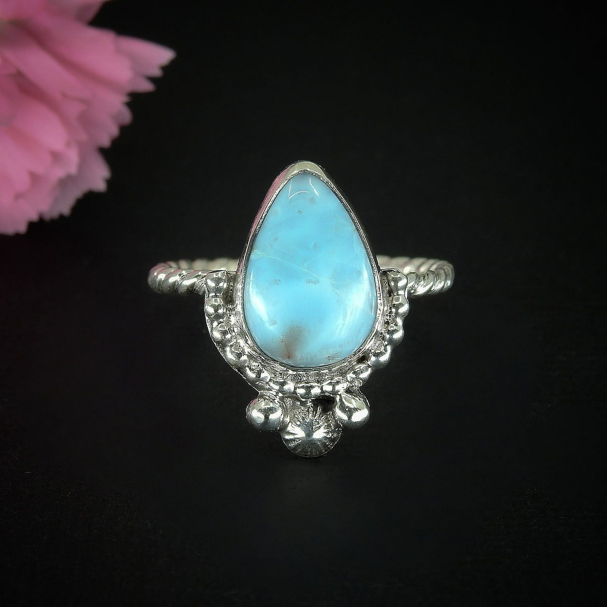 Larimar Ring - Size 9 