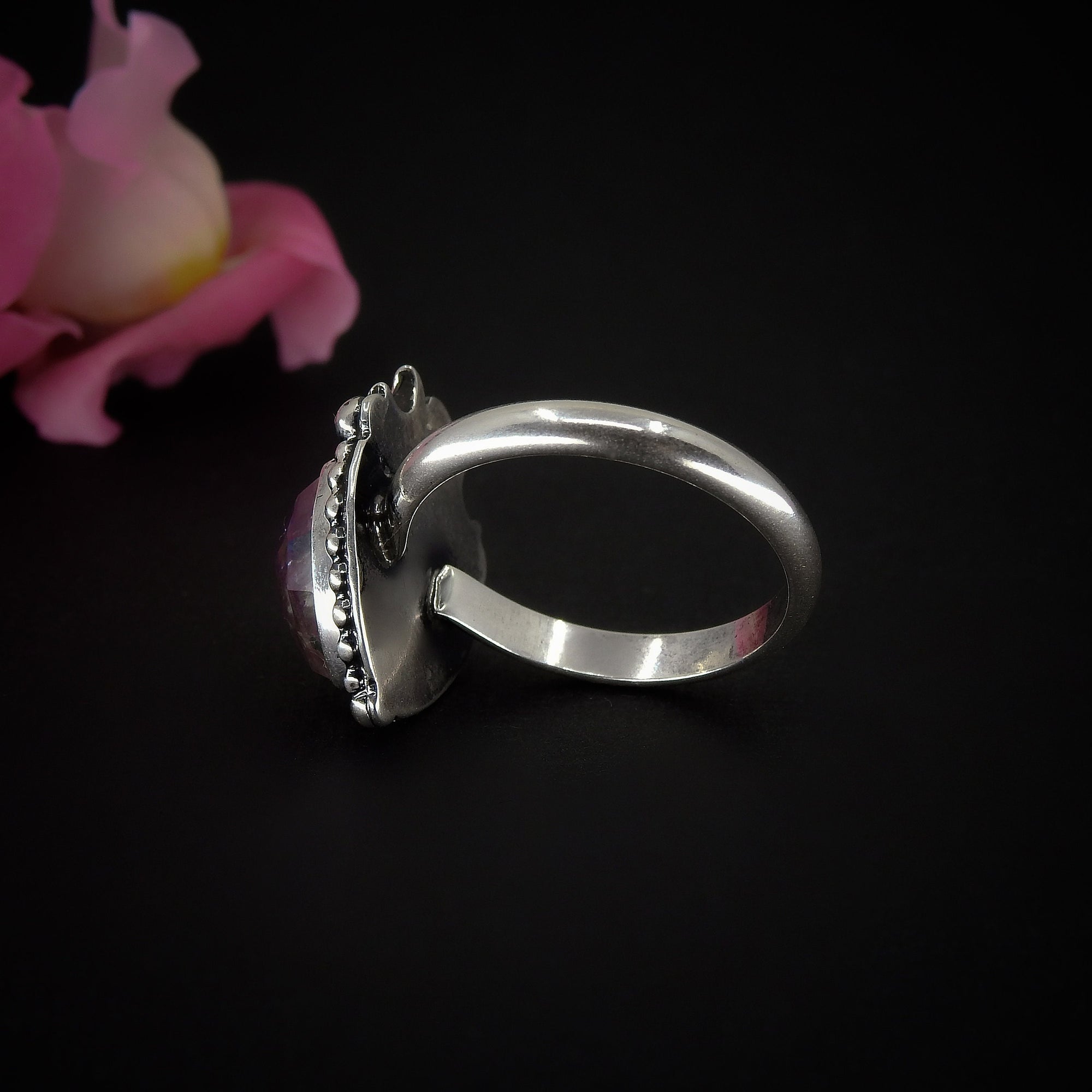 Red jasper stone ring discount