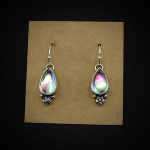 Angel Aura Quartz Earrings - Sterling Silver 